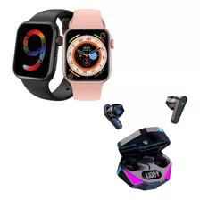 Combo Smart Watch I9 Pro Max Serie 9 + Auriculares X15 Pro