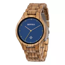 Bewell Relojes De Madera Para Hombre Reloj De Pulsera De Mad