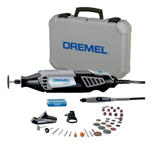 Minitorno Dremel 4000 36 Accesorios + Eje Flexible Maletin 50/60 175 W