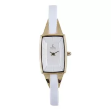 Reloj Mujer Obaku V120lgirw Cuarzo 20mm Pulso Blanco En