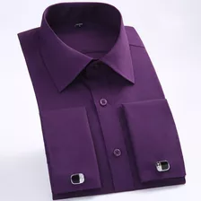 Camisa De Vestir A Rayas Para Hombre, Manga Larga Incluida