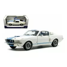 Ford Shelby Mustang Gt500 1967 Blanco 1:18 Solido Nuevo