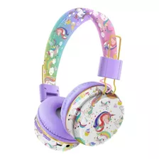 Auriculares Infantiles De Unicornio Bluetooth, Aux, Mic