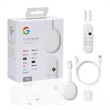 Google Chromecast 4 Hd Tv Voz 8gb 2gb Ram Media Streaming 