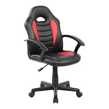 Silla Gamer Infantil Con Ruedas, Roja 22d X 21.25w X 35.25h