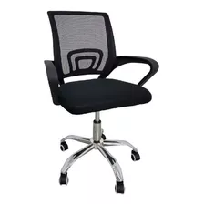  Wortec Silla Mesh Oc001 Ergonómica Negra Con Tapizado De Mesh Y Tela