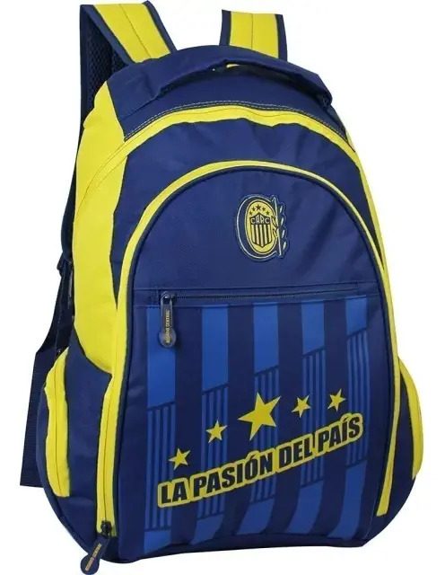Mochila Escolar Rosario Central 18 Pulgada Licencia Oficial 