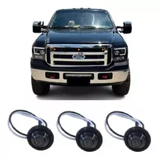 Kit 3 Luz Led Grade Universal F250 Silverado F1000 D20 Ambar