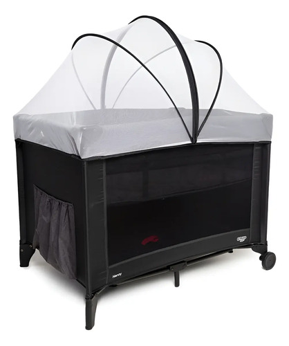 Berço Cosco Kids, Nanny, 0 A 18kg, Preto Mescla Combinado
