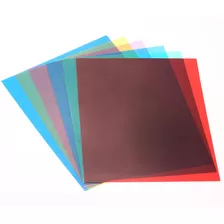 6pcs 25 * 20cm Gel De Correção De Cor De Iluminação Tran