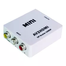  Adaptador Conversor Av Rca Analogo A Hdmi Digital Nuevo