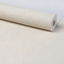 Papel De Parede Vinilico Lavável Texturizado 3d Creme + Cola