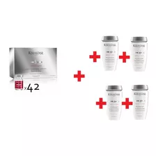 Premium6 Kit Kerastase Caja Aminexil Anticaida + 4 Shampoo 