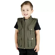 Colete Militar Infantil Army Verde Treme Terra