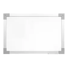 Lousa Quadro Branco Magnético 90x60 Soft Alumínio Stalo