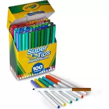 Plumones Super Tips De Crayola, 100 Colores, 100 Piezas!!!!