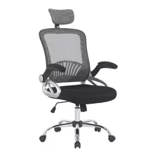 Silla De Escritorio Nch Roma Af-c3006 Ergonómica Gris Con Tapizado De Mesh Y Marathon