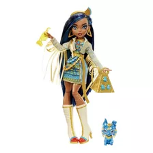 Boneca Monster High Cleo De Nile Com Pet E Acessórios Mattel
