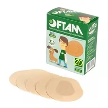 Protetor Ocular Bege Infantil - Oftam Kit C/6 Unidades