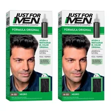 2 Shampoo Elimina Canas 5 Minutos Just For Men Natural Cvl