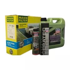 Kit Troca Liqui Moly 5w40 Filtros Mann Polo Virtus 1.0 Tsi