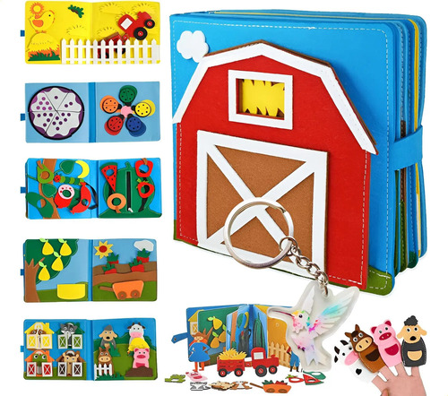 Livro Sensorial Busy Book P Baby Quiet Para Autismo