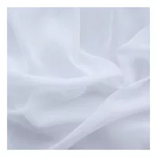 Tecido Voil Branco Liso Com 3mts Largura, 70 Mts Comprimento