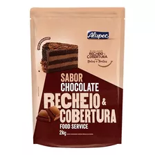 Recheio Cobertura Alispec 2kg Stand Pouch Chocolate
