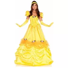 Disfraz Disney Princesa Bella Vestido Diadema Mujer Talla 6
