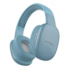 Auricular Inalámbrico Dual Bluetooth Aux Netmak Volt Azul