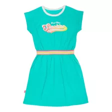 Vestido Ligero Estilo Vintage Para Niña 8-10-12 Años