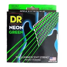 Encordado Dr Guitarra Electrica Neon Green 009-042 Nge 09