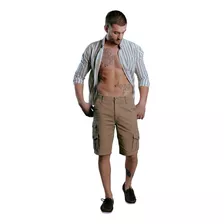 Bermuda Short Goodyear Para Hombre Khaki 4511