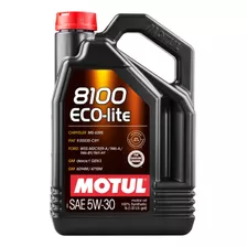 Motul 8100 Eco-lite 5w-30 4lt 100% Synthetic