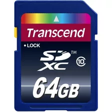 Memoria Sd 64gb Transcend Xc Clase 10 Panasonic Canon Nik