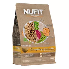 Nufit Alimento Seco Para Mascotas, Adulto, Beige, 15 Kg