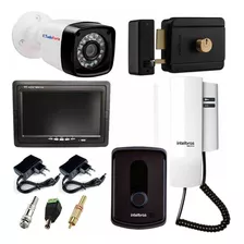 Kit Interfone Ipr 8010 Câmera Tela Fechadura Intelbras