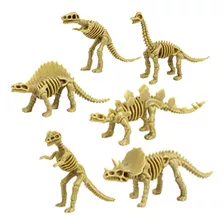Dinossauro Fóssil Esqueleto Brinquedo Plástico Miniatura