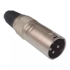 Conector Xlr Canon Macho Metalico