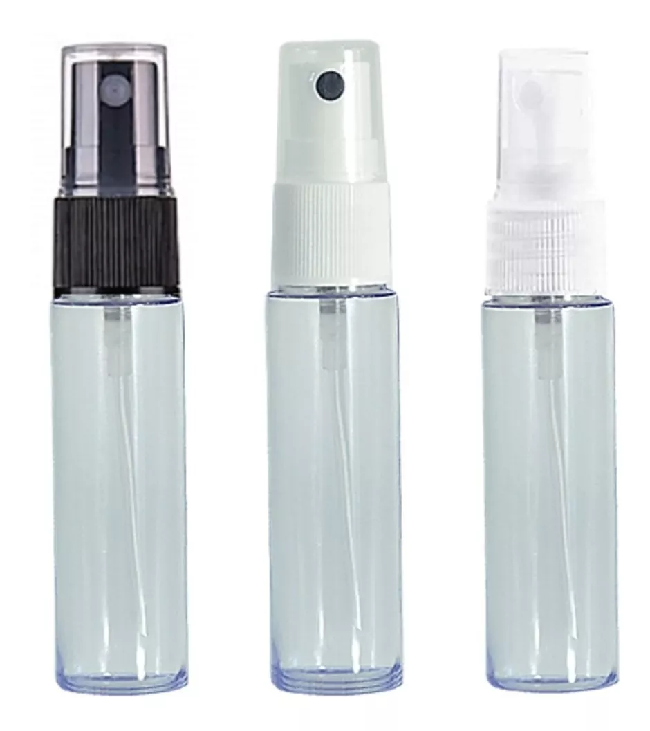 10 Frascos 15 Ml Spray Plástico Pvc Decants Provador