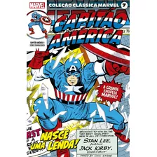 Coleção Clássica Marvel Vol. 7 - Capitão América Vol. 1, De Lee, Stan. Editora Panini Brasil Ltda, Capa Mole Em Português, 2021