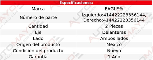 2-bases Para Amortiguador Del Infiniti G35 6 Cil 3.5l 03-08 Foto 2