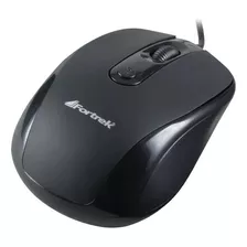 Mouse Óptico Preto Fortrek Om-103 Usb 2400 Dpi