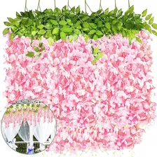 12 Pcs Wisteria Flor Artificial Decoraciónflores Secas