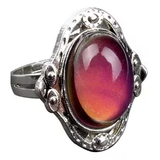 Anillo Del Humor Cambia De Color Unitalla Ajustable 