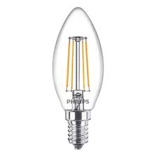 Lampara Led Classic 40w Philips B35 E14 Vela De Luz Calidad