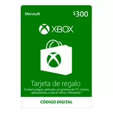 Microsoft Tarjeta Regalo Xbox $300 Pesos (digital)
