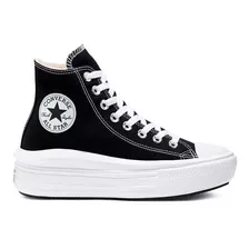 Tenis Converse Botas Chuck Taylor All Star Move Mujer-negro