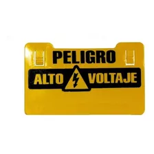 Aviso De Peligro Para Cerco Eléctrico Plástico 