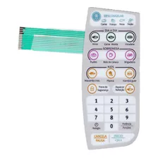 Teclado Membrana Microondas P/ Electrolux Mtd30 Mtd 30